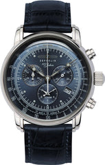 Zeppelin 100 years '1st Edition' horloge 7680-3 | Blauw galerij