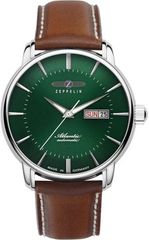 Zeppelin Atlantic automaat horloge 8466-4 | Groen