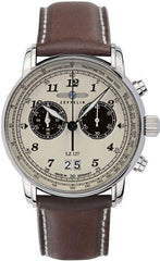 Zeppelin 'LZ 127 Graf Zeppelin' horloge 8684-5 | Beige