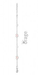 Orage Kids 925 Armband Vlinder Parelmoer roze A/3943/17-A