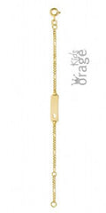 Orage Kids 925 Gravure armband open hartje 9kt geel goud A/4754/14