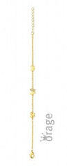 Orage Kids 925 Armband Vlinder verguld geel goud A/6721/17
