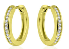 Gisser Jewels 925 Oorbellen 20mm KCD3/20Y