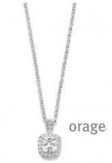 Orage Silver 925 Halsketting K/3832/45-A