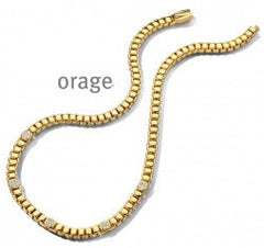 Orage Silver 925 Halsketting met pavé element K/3958