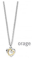 Orage Silver 925 Halsketting Hart K/4860/45-A