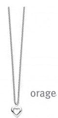 Orage Silver 925 Halsketting Hart K/4862/45-A