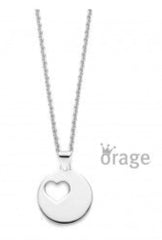 Orage Kids 925 Halsketting Mommy and Me hartje K/4898/45-A