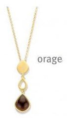 Orage Silver 925 Halsketting Smokey Cat Eye K/8726/45