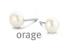 Orage Silver 925 Oorbellen met zoetwaterparel 5mm O/1313/A