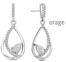 Orage Silver 925 Oorbellen O/1972/A