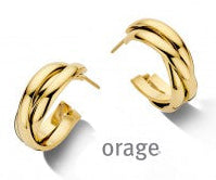 Orage Oorbellen staal O/2143