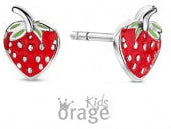 Orage Kids 925 Oorbellen Aardbei rood O/2918/A