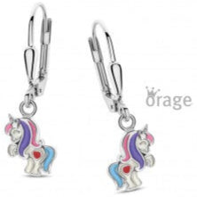 Orage Kids 925 Oorbellen Eenhoorn multicolor O/2982/A