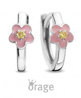 Orage Kids 925 Creolen bloem O/4978/A