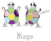 Orage Kids 925 Oorbellen Schildpad multicolor O/4987/A