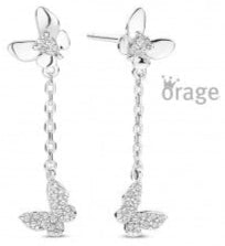 Orage Kids 925 Oorbellen Vlinder O/6574/A