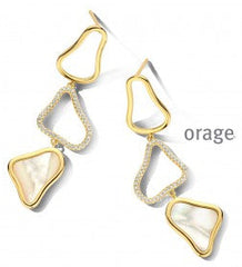 Orage Silver 925 Oorbellen parelmoer O/6717