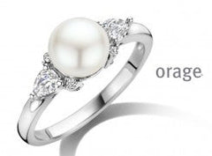 Orage Silver 925 Ring met zoetwaterparel R/6909/A