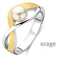 Orage Silver 925 Ring met zoetwaterparel R/9018/A