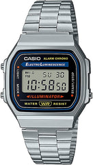 A168WA-1YES | Casio Vintage Digitaal Unisex 36,3 mm | Zilverkleurig galerij