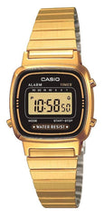 LA670WEGA-1EF | Casio Vintage | Horloge 24,6 mm Dames | Goudkleurig
