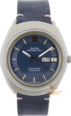 Omega Seamaster Megasonic 720 Hz horloge blauw stemvork uurwerk horlogedokter.be