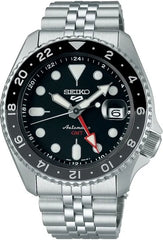 SSK001K1 | Seiko 5 Sports GMT automaat horloge zwart galerij
