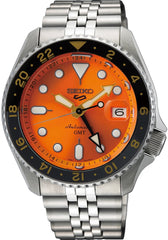 SSK005K1 | Seiko 5 Sports GMT automaat horloge Mikan Orange galerijafbeelding