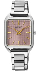 SWR077P1 | Seiko dameshorloge | Rechthoekig | Roze