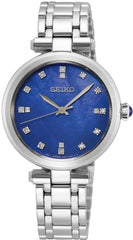 Seiko damesuurwerk SRZ531P1 met diamanten te koop bij horlogedokter.be