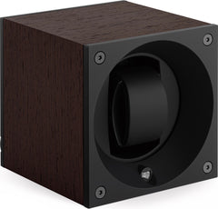 Swiss Kubik Masterbox Watchwinder | Donkerbruin Wenge Hout SK01.BWE001 online horloge opwinder kopen bij horlogedokter.be te Gistel